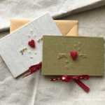 You & Me 你和我 情人節 手工卡片 Valentine’s Day Card 橄欖綠