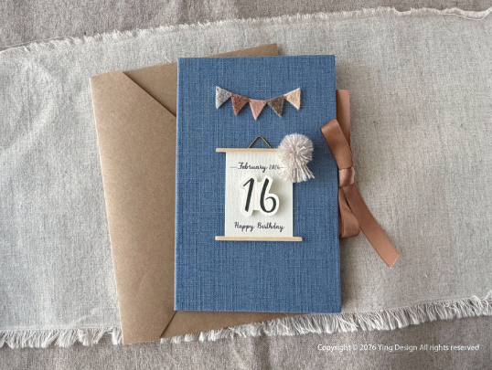 專屬於你的祝福 | 手工卡片 | 生日卡 Handmade card